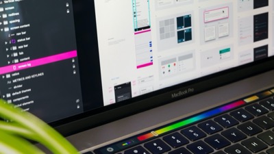MacBook Pro design app workspace